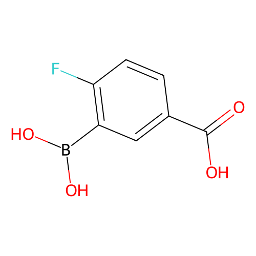 5-<em>羧基</em>-2-氟苯<em>硼酸</em> (含不同量的酸酐)，874219-59-7，≥96%
