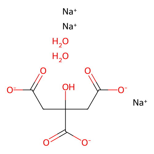 二水合<em>柠檬酸</em><em>三</em>钠，6132-04-3，结晶，医药级，Ph. Eur., BP, JP, USP, E 331