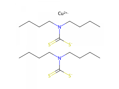 二丁基二硫代氨基甲酸铜(II)，13927-71-4，97%