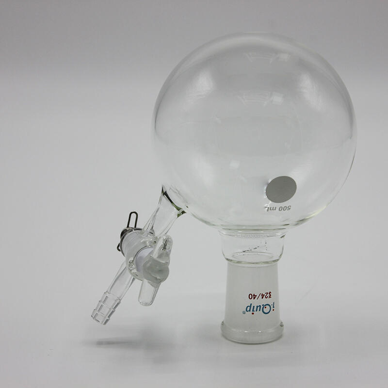 反应瓶(用于无水<em>无</em>氧反应),带2mm玻璃节门