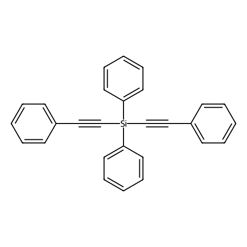 二苯基双(苯乙炔基)硅烷，<em>18784</em>-61-7，98%