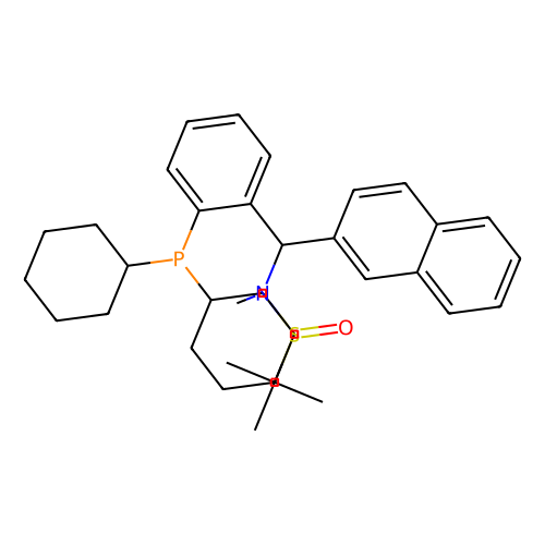 [<em>S</em>(<em>R</em>)]-<em>N</em>-[(<em>R</em>)-[2-(二环己基膦)苯基]-2-萘基甲基]-<em>N</em>-甲基-2-叔丁基亚磺酰胺，2565792-68-7，≥95%