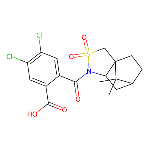 N-(2-<em>羧基</em>-<em>4</em>,5-二<em>氯苯</em>甲酰)-(-)-10,2-樟脑磺内酰胺，193202-37-8，>98.0%(HPLC)(T)