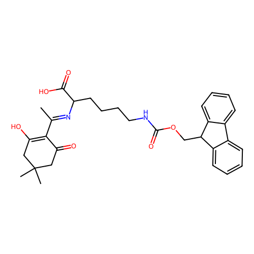 Nalpha-1-(<em>4</em>,4-二甲基-<em>2</em>,6-二氧环己基-1-烯基)乙基-Nepsilon-Fmoc-L-赖氨酸，156648-40-7，95%