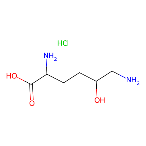 5-羟基-DL-<em>赖氨酸</em> <em>盐酸盐</em>，13204-98-3，97%