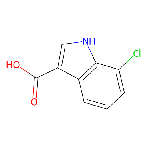 7-氯-1H-<em>吲哚</em>-3-<em>羧酸</em>，86153-24-4，97%