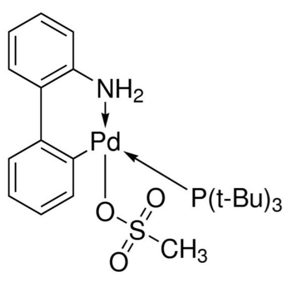 甲烷磺酰（三叔丁基膦基）（<em>2</em>''-<em>氨基</em>-1,1''-<em>联苯</em>-<em>2</em>-基）钯（II），1445086-17-8，98%