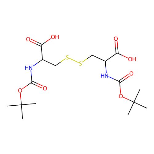 N,N'-双(叔<em>丁</em><em>氧</em><em>羰基</em>)-L-胱氨酸，10389-65-8，≥98%