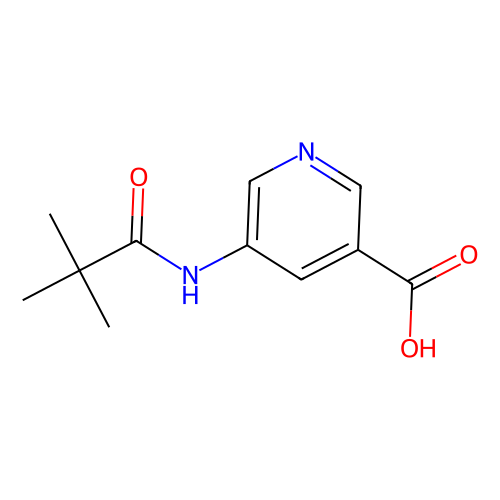 5-(2,2-<em>二甲基</em>-<em>丙</em><em>酰</em>氨基)-烟酸，879326-77-9，95%