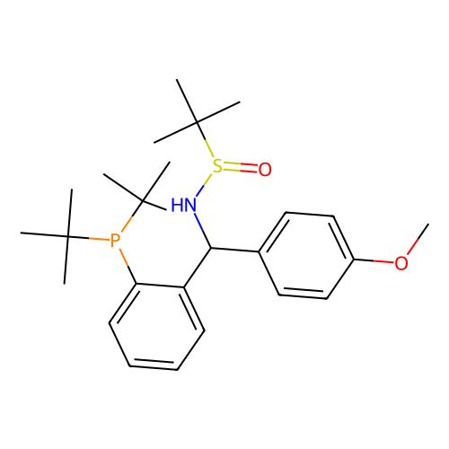 [S(R)]-<em>N</em>-[(S)-(4-甲氧基苯基)[2-(二<em>叔</em><em>丁基</em>膦)苯基]甲基]-2-<em>叔</em><em>丁基</em>亚磺酰胺，2561513-53-7，≥95%