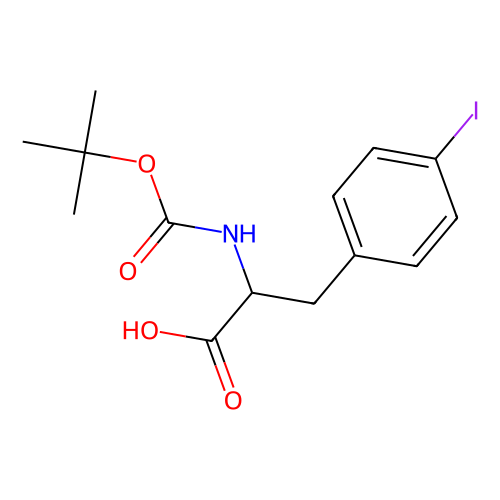 叔丁氧羰基对碘-<em>D</em>-<em>苯丙氨酸</em>，176199-35-2，≥98%