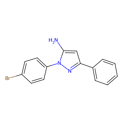 5-氨基-<em>1</em>-(<em>4</em>-溴苯基)-3-苯基-<em>1</em>H-吡唑，72411-50-8，97%