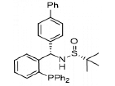 [S(R)]-N-[(S)-1-[2-(二苯基膦)苯基]-(1,1'-联苯)甲基]-2-叔丁基亚磺酰胺，2622154-79-2，≥95%