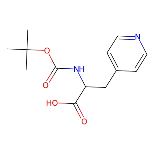 BOC-D-<em>3</em>-(<em>4</em>-<em>吡啶基</em>)-丙氨酸，37535-58-3，96%