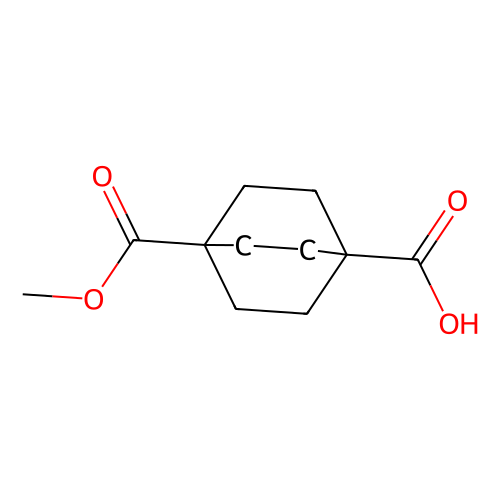4-(甲氧基羰基)双<em>环</em>[2.2.2]<em>辛烷</em>-<em>1</em>-甲酸，18720-35-9，>98.0%(GC)