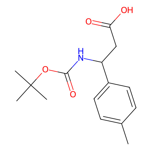 <em>Boc-R-3</em>-氨基-<em>3</em>-(4-甲基-<em>苯基</em>)-丙酸，479064-97-6，≥98.0% (HPLC)