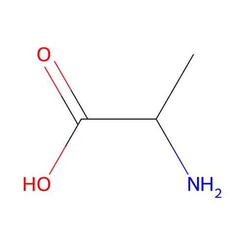 D-丙氨酸，338-<em>69</em>-2，10mM in Water