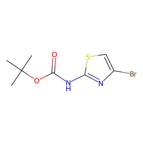 4-溴噻唑-2-<em>基</em>氨基<em>甲酸</em><em>叔</em><em>丁</em><em>酯</em>，944804-88-0，95%