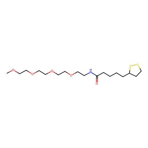 (R)-N-(3,6,<em>9</em>,12-四<em>氧</em><em>杂</em>十三烷基)-α-硫辛酰胺，1334172-66-5，90%
