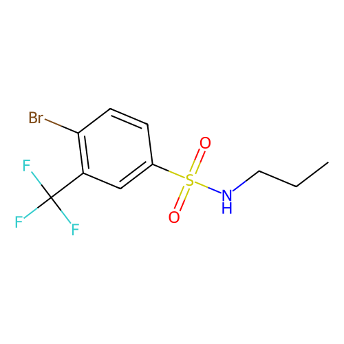 N-丙基-<em>4</em>-溴-<em>3</em>-三<em>氟</em>甲基<em>苯</em><em>磺</em><em>酰胺</em>，1020253-00-2，98%