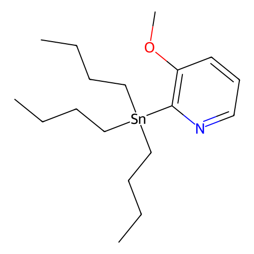 3-甲氧基-2-(<em>三</em><em>丁基</em><em>锡</em>烷基)吡啶，1094072-15-7，98%
