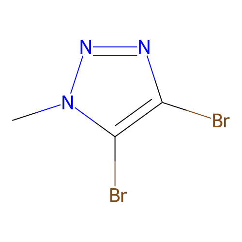 <em>4</em>,5-二溴-<em>1</em>-甲基-<em>1,2</em>,3-三氮唑，25537-64-8，95%
