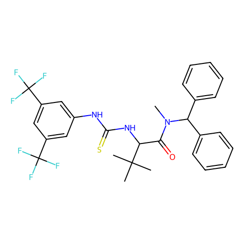 （2<em>S</em>）-（-）-2-{[[[[3,5-双（氟<em>代</em>甲基）苯基]氨基]<em>硫</em><em>代</em>甲基]氨基}-<em>N</em>-（二苯基甲基）-<em>N</em>，3,3-三甲基丁酰胺，1186602-28-7，≥98%，≥99%e.e.