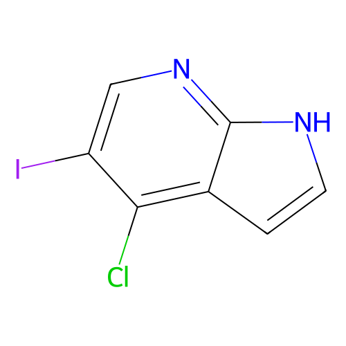 4-<em>氯</em>-5-碘-<em>1</em>H-吡咯并[2,3-b]吡啶，1015610-<em>31</em>-7，97%