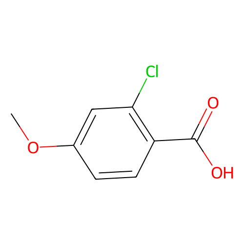 2-氯-4-甲氧基苯甲酸，<em>21971</em>-21-1，98%