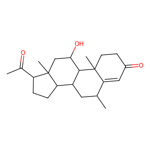 6α-<em>甲基</em>-11β-<em>羟基</em>孕酮，2668-66-8，10mM in DMSO