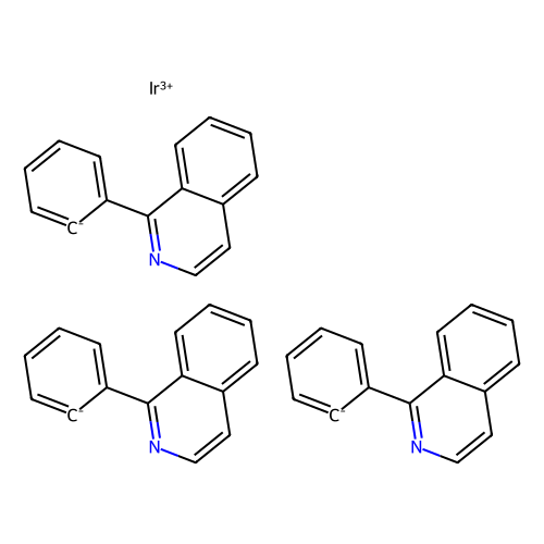 三[1-苯基异喹啉-C2,N]<em>铱</em>(III)，435293-93-9，99%,升华纯化