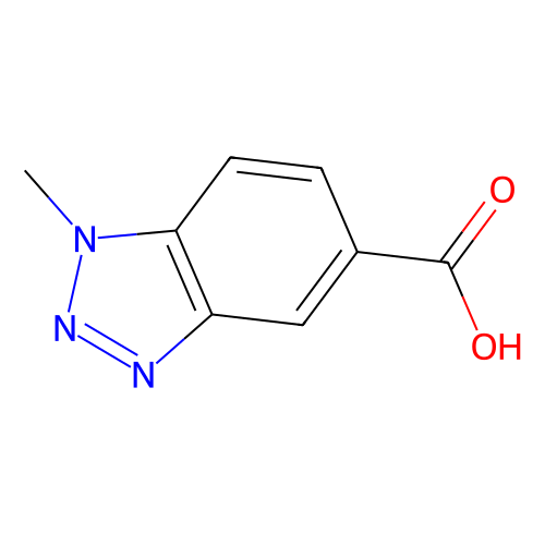 1-甲基苯并三唑-<em>5</em>-羧酸，305381-67-3，97%