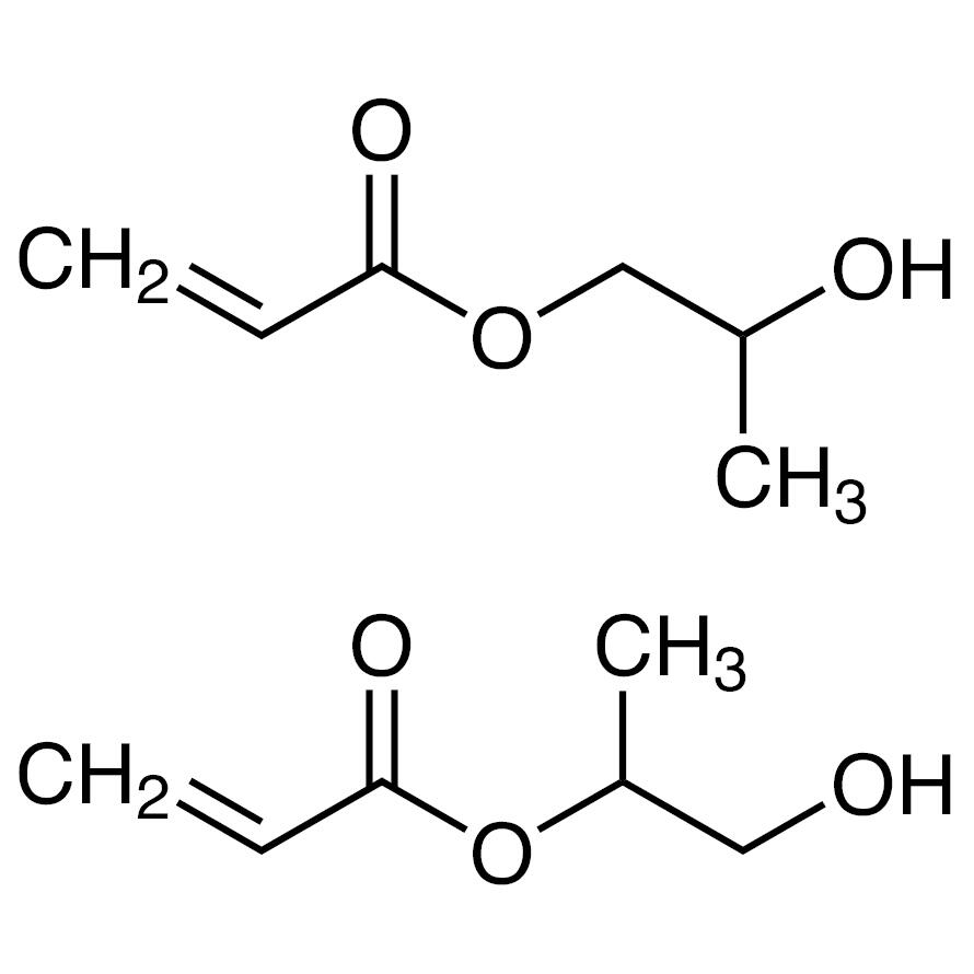 <em>丙烯酸</em>羟丙酯(<em>丙烯酸</em>-2-羟丙酯和<em>丙烯酸</em>-2-羟基-1-甲乙酯的混合物)(含稳定剂MEHQ)，25584-83-2，>90.0%(GC)