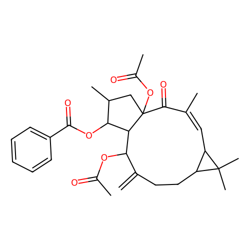5,15-二乙酰基-3-苯甲酰<em>千金子</em>二萜醇，218916-52-0，98%