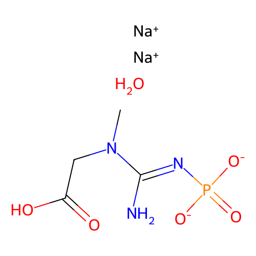 <em>磷酸肌酸</em> 二钠盐 水合物，922-32-7，97%