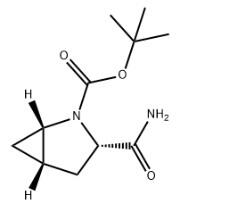 (<em>1S</em>,3S,5S)-3-(氨基羰基)-<em>2</em>-<em>氮</em><em>杂</em>双环[3.1.0]己烷-<em>2</em>-甲酸叔丁酯，361440-67-7，97%