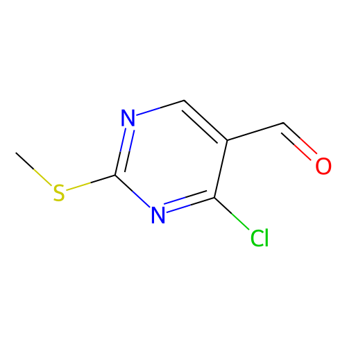 4-氯-<em>2</em>-(<em>甲基</em><em>硫</em>烷基)嘧啶-<em>5</em>-<em>甲醛</em>，148256-82-0，<em>97</em>%