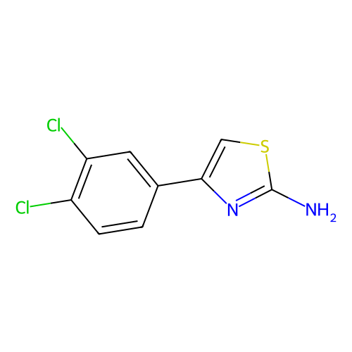 2-氨基-4-(<em>3</em>,4-<em>二氯苯</em>基)噻唑，39893-80-6，>98.0%(GC)(T)