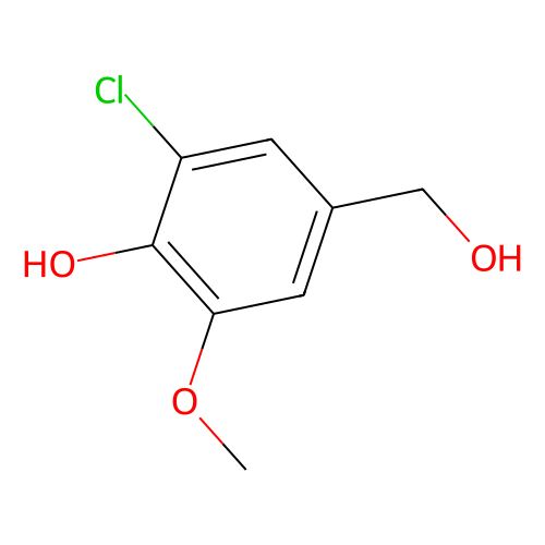 3-氯-4-羟基-5-<em>甲</em><em>氧基</em> <em>苯</em><em>甲醇</em>，20624-92-4，98%
