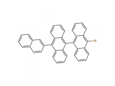 10-溴-10'-(2-萘基)-9,9'-联蒽，1172087-81-8，>98.0%(HPLC)(T)