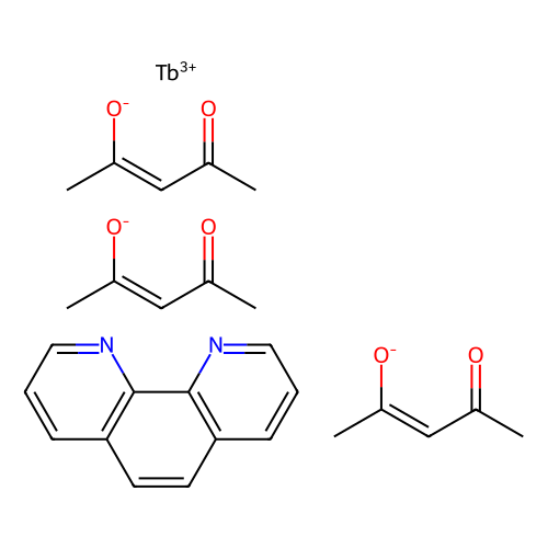 三(乙酰丙酮)(1,10-菲咯啉)<em>铽</em>(III)，18078-86-9，>98.0%(T)