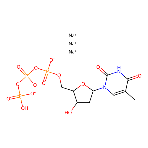 2'-脱氧<em>胸</em><em>苷</em>-5'-三磷酸三钠，二水，18423-43-3，96%