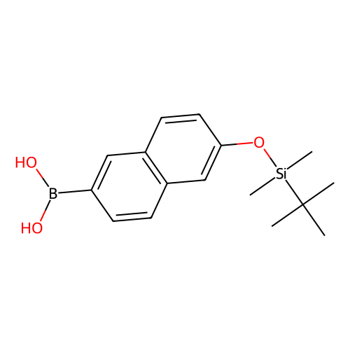 <em>2</em>-(叔丁基<em>二甲基</em>硅氧基)萘-6-硼酸(含有数量不等的<em>酸酐</em>)，179942-45-1，95%