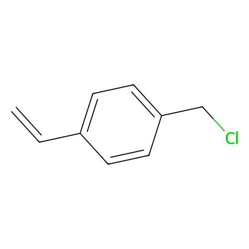 <em>4</em>-乙烯基苄氯，1592-20-7，≥90.0%(GC),含0.1% TBC 稳定剂