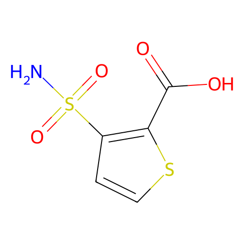 <em>3</em>-(氨基磺酰<em>基</em>)<em>噻吩</em>-<em>2</em>-羧酸，59337-97-2，95%