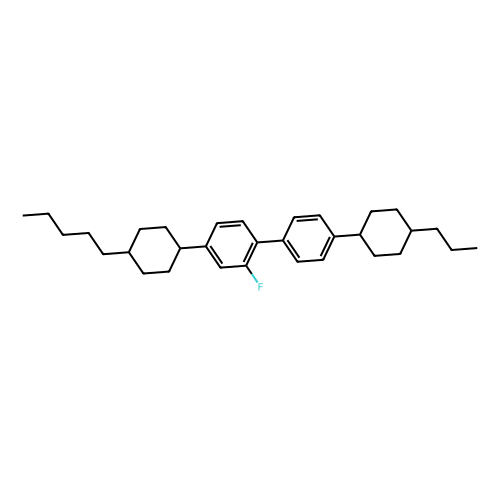 2-氟-4-(反-4-戊基<em>环己基</em>)-4'-(反-4-丙基<em>环己基</em>)联苯，106349-49-9，97%