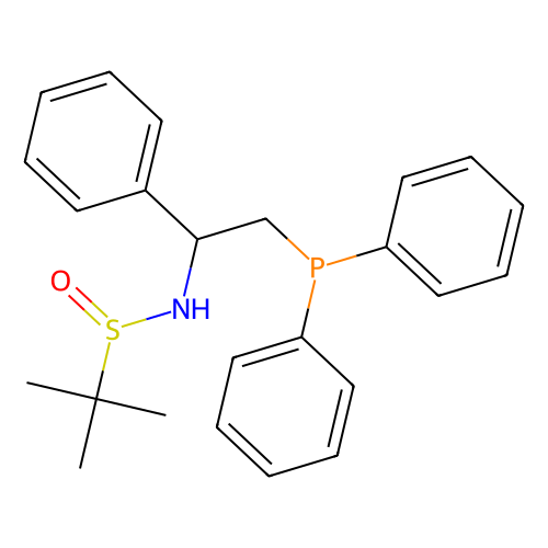 [<em>S</em>（<em>R</em>）]-N-[（<em>1S</em>）-<em>2</em>-（二苯基膦基）-<em>1</em>-苯基乙基]-<em>2</em>-甲基-<em>2</em>-丙烷亚磺酰胺，1803239-44-2，95%