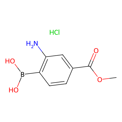 2-氨基-4-<em>甲</em>氧基<em>羰基</em>苯基<em>硼酸</em>盐酸盐（含有数量不等的酸酐），380430-55-7，95%