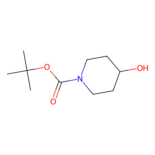 N-Boc-4-<em>羟基</em><em>哌啶</em>，109384-19-2，98%