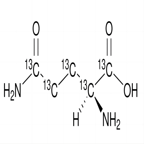 L-<em>谷氨酰胺</em>-¹³C₅，184161-19-1，98 atom% ¹³C, 95% (CP)